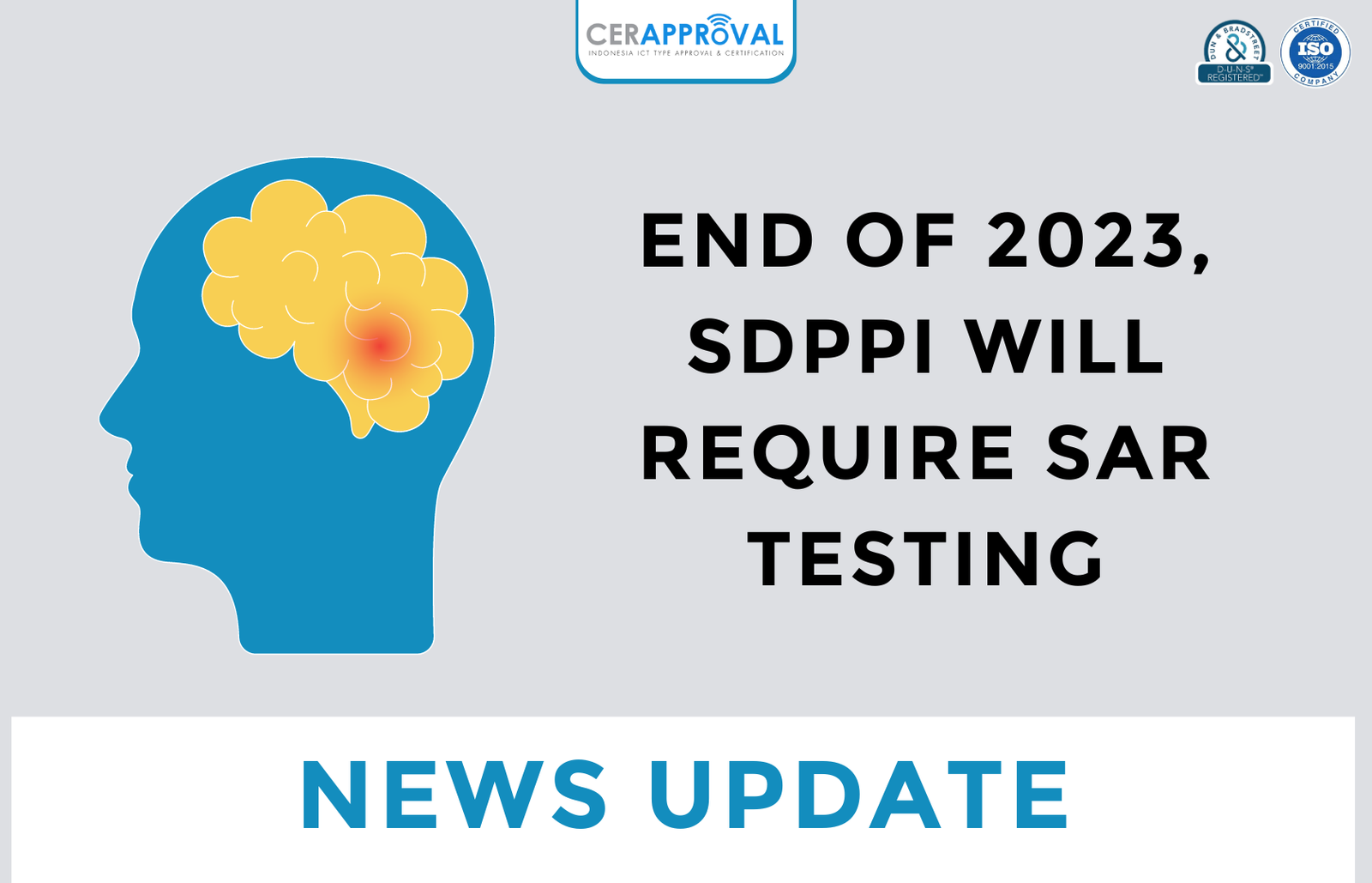 END OF 2023, SDPPI WILL REQUIRE SAR TESTING