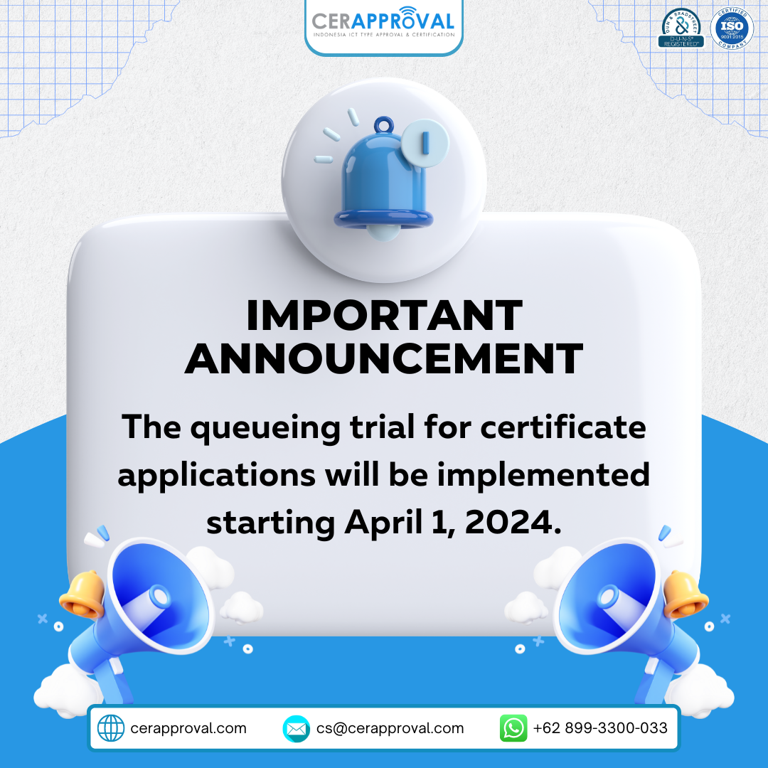 Announcement: Trial Queue for Certificate Applications Begins on April 1, 2024