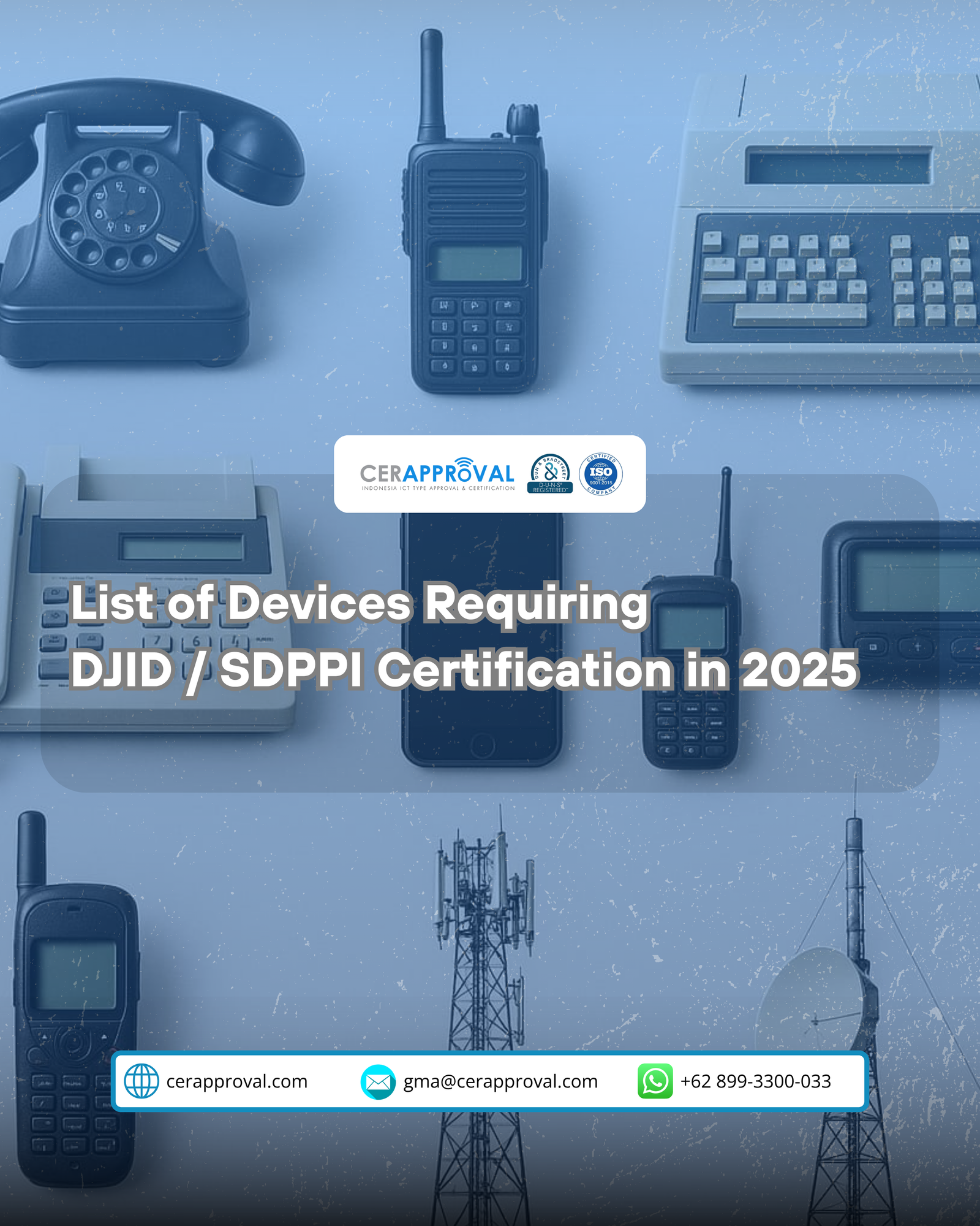 List of Devices Requiring DJID/SDPPI Certification in 2025