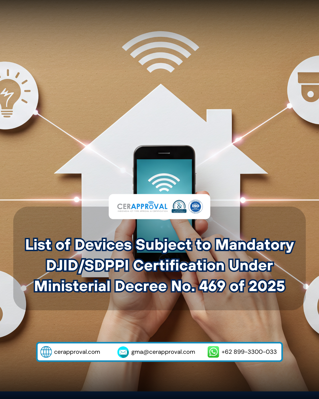 List of Devices Subject to Mandatory DJID/SDPPI Certification Under Ministerial Decree No. 469 of 2025