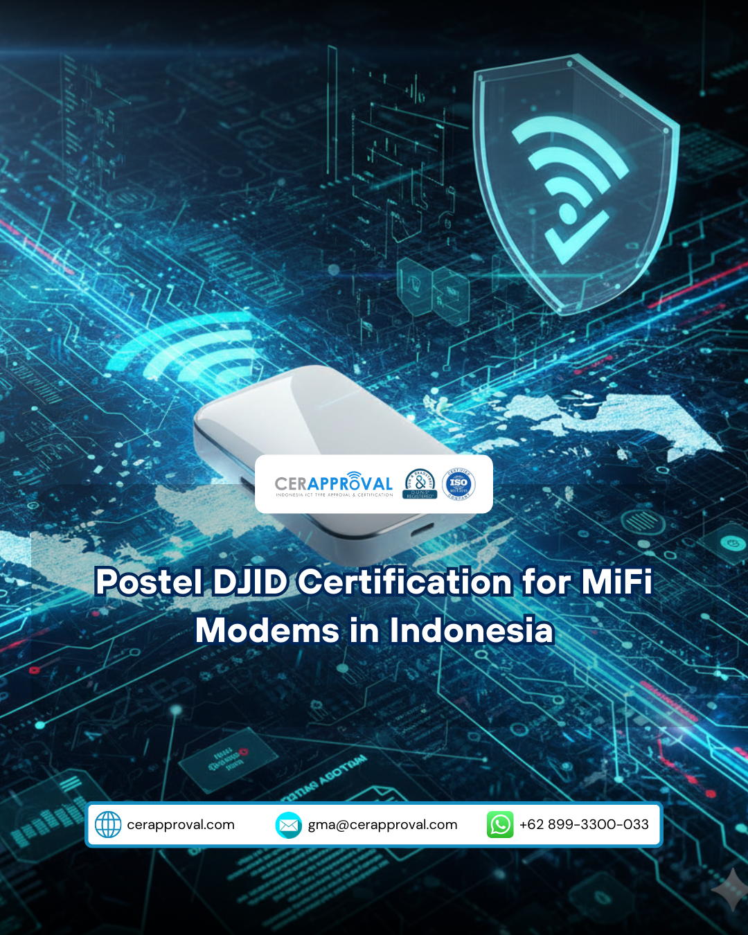 Postel DJID Certification for MiFi Modems in Indonesia