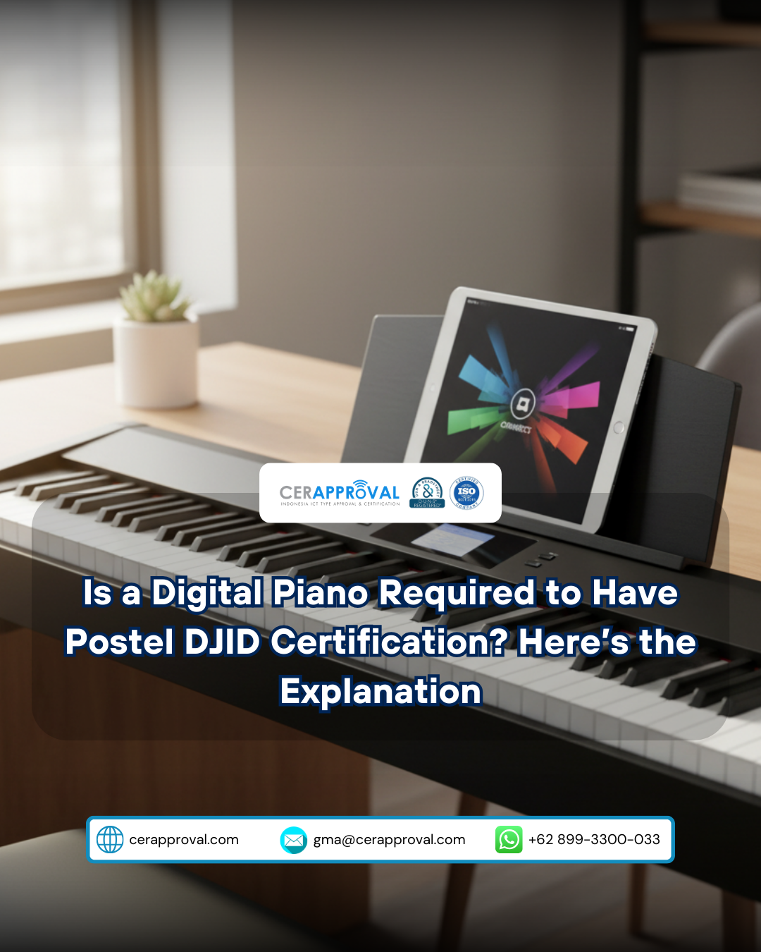 Is a Digital Piano Required to Have Postel DJID Certification? Here’s the Explanation and Certification Process in Indonesia