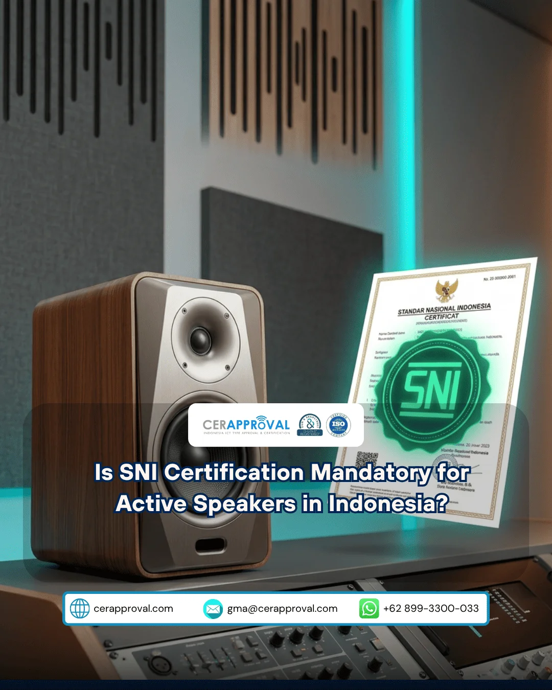 Is SNI Certification Mandatory for Active Speakers in Indonesia