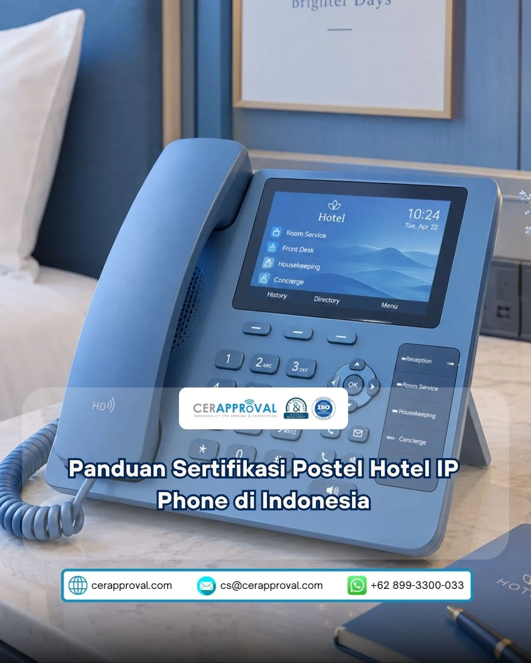 Panduan Sertifikasi Postel Hotel IP Phone di Indonesia